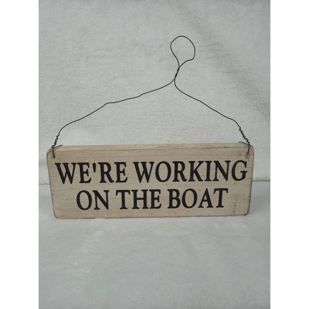 Knock on Wood Inc Hanging Wooden Signs 